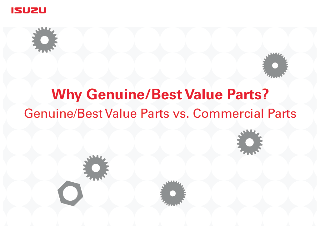 Why Genuine/ Best Value Parts?